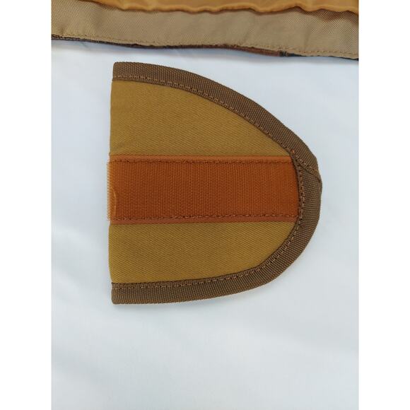 Leather Biker Vest Brown Buffalo Hide Concealed Carry Vest-Leather Supreme Sz 48 - Picture 8 of 13